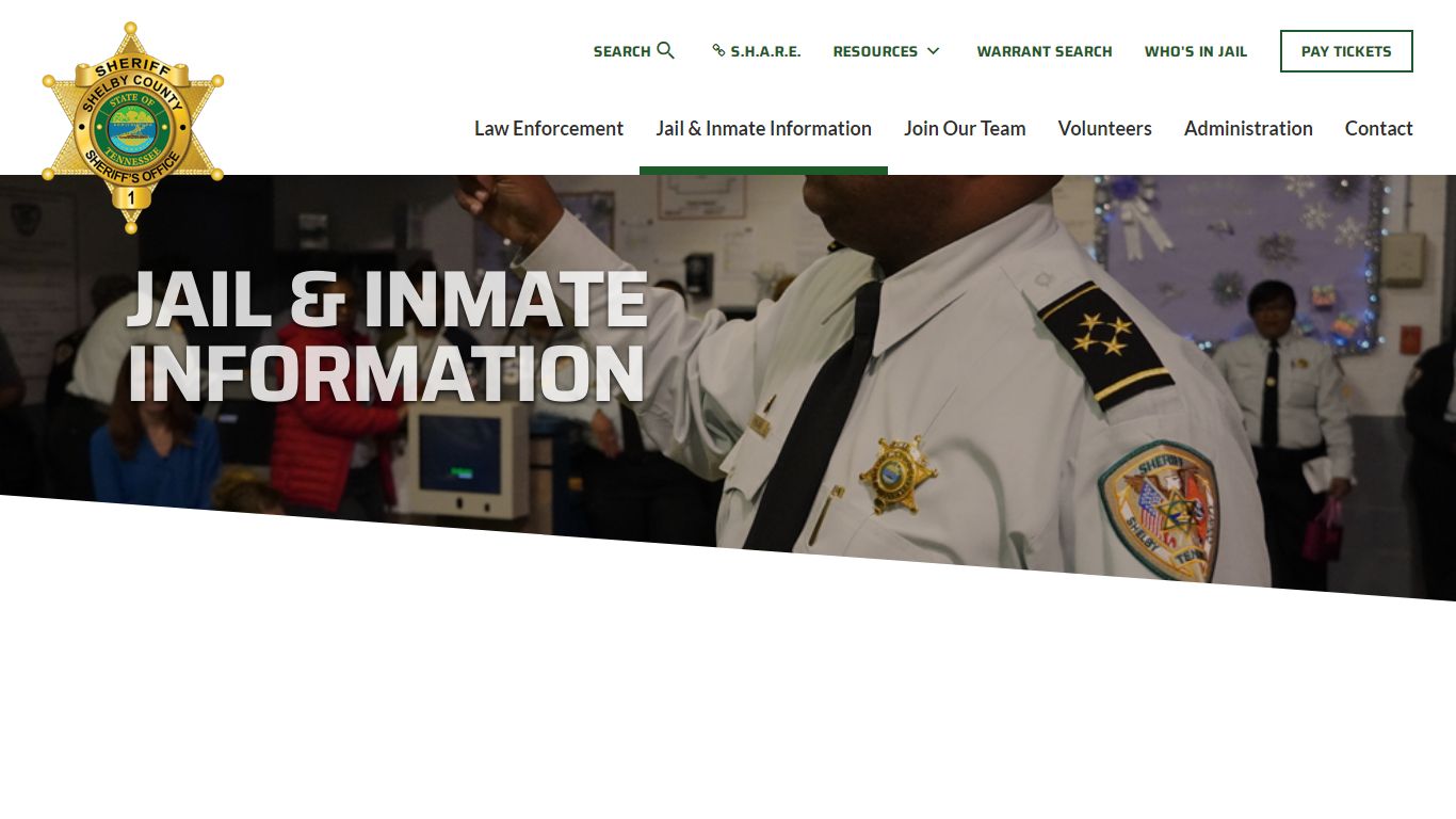 Jail & Inmate Information | Shelby County Sheriff's Office